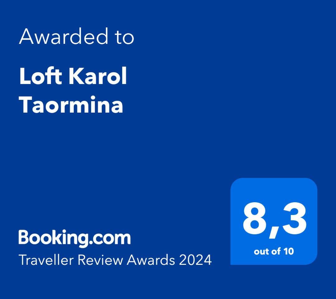 شقة Loft Karol Taormina Gaggi المظهر الخارجي الصورة